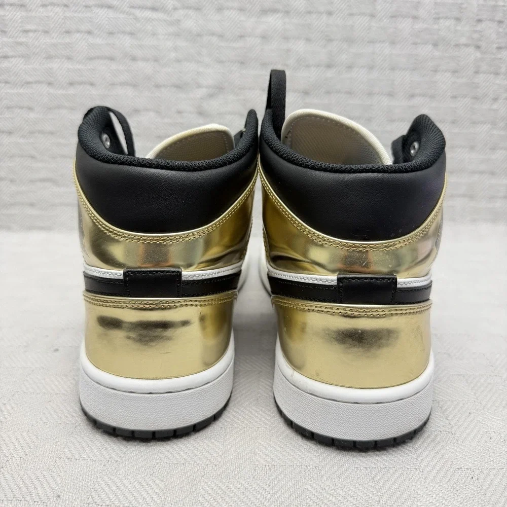 Nike Air Jordan 1 Mid SE Metallic Gold‎ Shoes Mens Size 10.5 DC1419-700